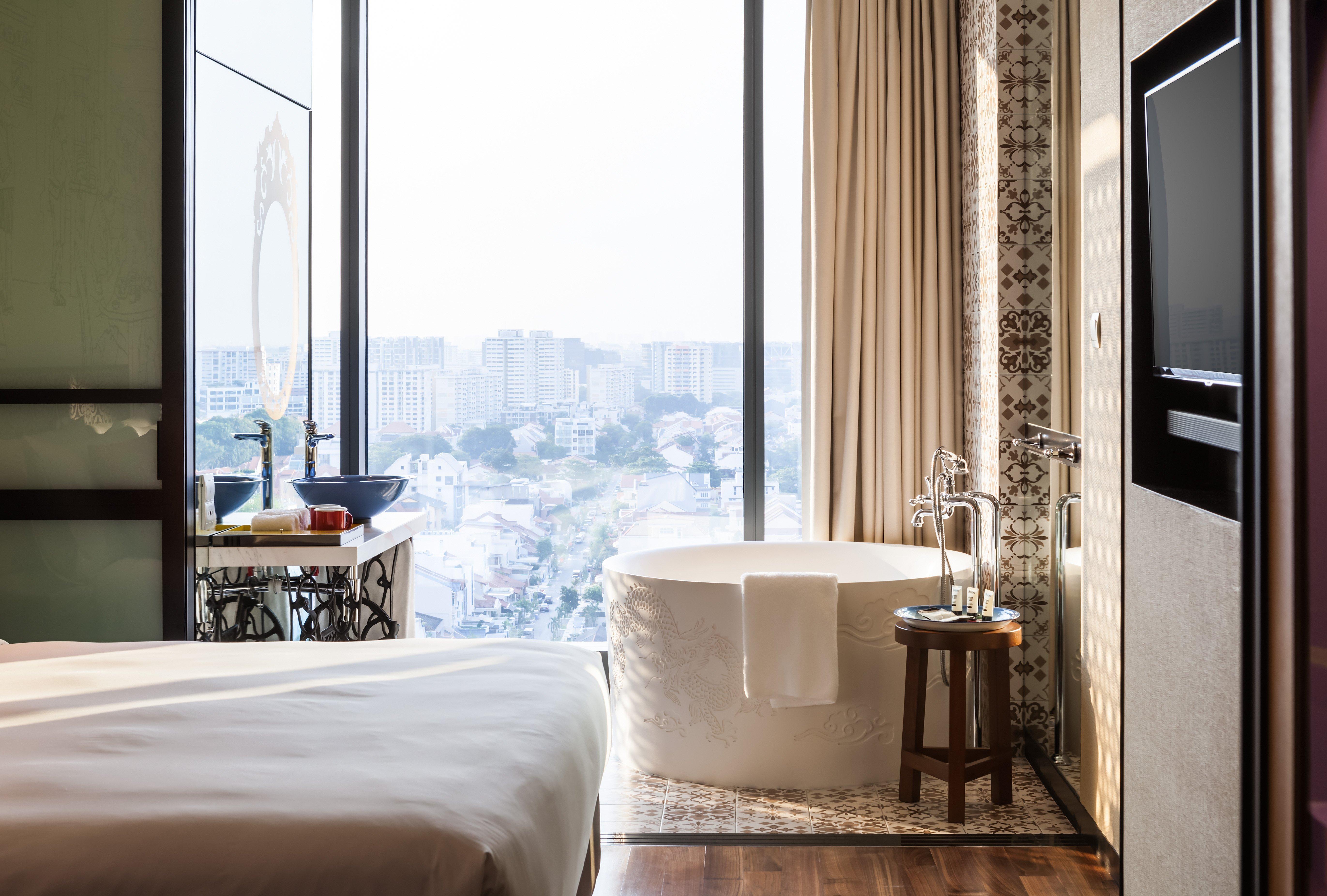 Hotel Indigo Singapore Katong By Ihg Ngoại thất bức ảnh A guest room at the hotel